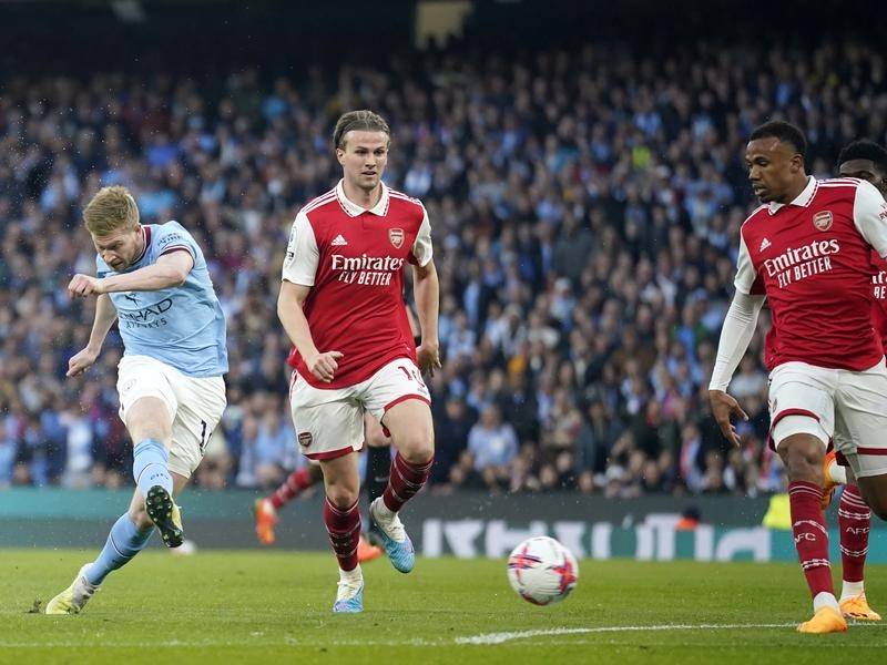 Man City 4- 1 Arsenal: Kevin De Bruyne Scores Twice - SilverbirdTV