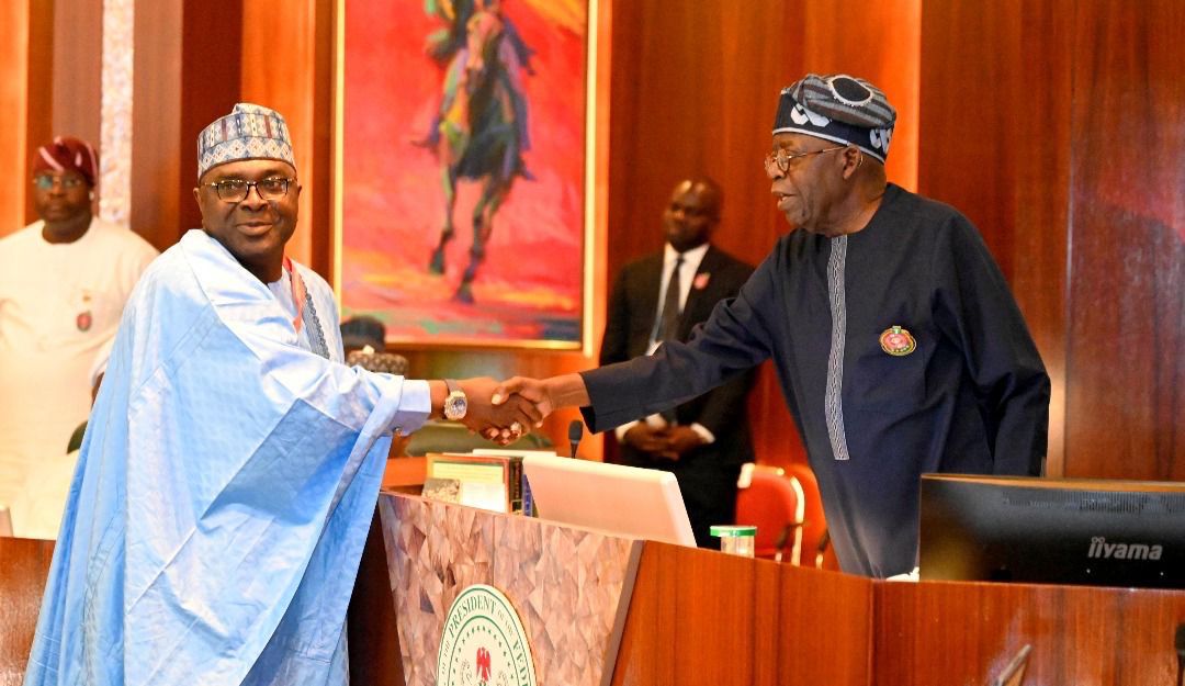 TINUBU SWEARS IN FIVE PERMANENT SECRETARIES, INAUGURATES NPC CHAIRMAN AND BOARD MEMBERS