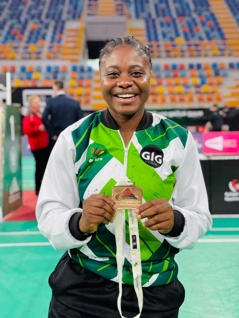 PARA BADMINTON:- NIGERIA’S ENIOLA BOLAJI WINS GOLD AT EGYPT INTERNATIONAL