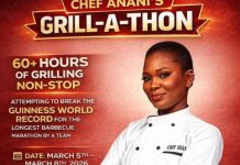 Chef Anani Targets Male-Dominated Guinness Grilling Record on International Women’s Day