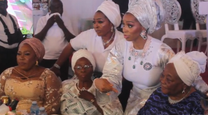 Mrs. Sade Okoya with dignitaries